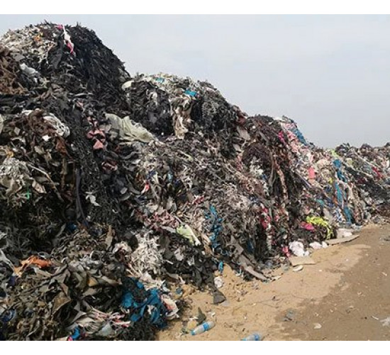 Clothes And Leather Scrap